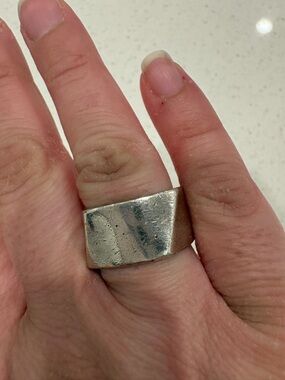 Tiffany and Co Sterling Silver 925 Chunky Statement ring 2008 Women’s size 8